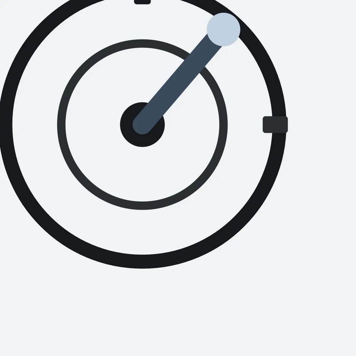 Close detail of beat-mark geometry used as the metronome mark.